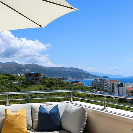Kiki's Sea View Open With Terrace And Jacuzzi Lägenhet Split