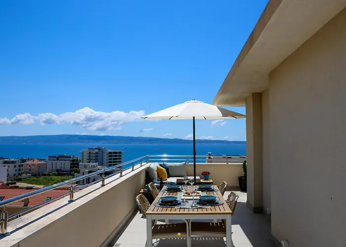 Appartamento Kiki's Sea View Open With Terrace And Jacuzzi *